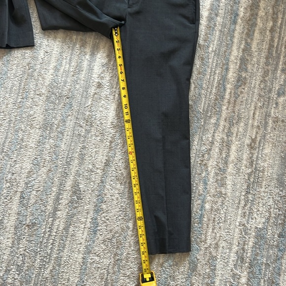 J. Crew Thompson men’s gray Pants tapered tailored modified 29x28.5 wool blend - Picture 4 of 8